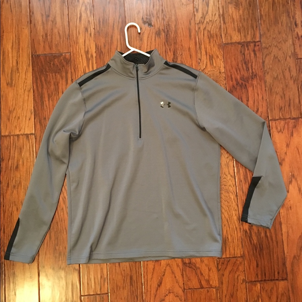 Grey Under Armour half-zip